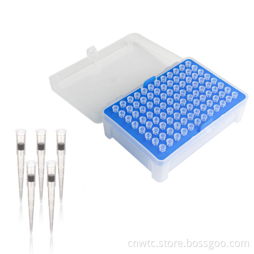 Disposable Pipette Tips: 200ul, 1000ul Universal Type Blue Yellow with Filter